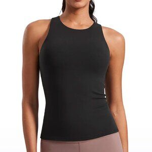 CRZ Yoga High Neck Tank - S - Black